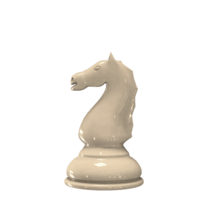 El Caballo,Ubicación de las piezas en el tablero de ajedrez